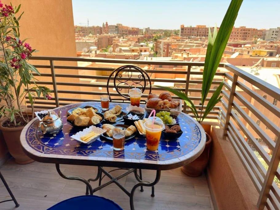 Appart Majorelle Terrasse Wifi Centre Ville Marrakesh Exterior photo